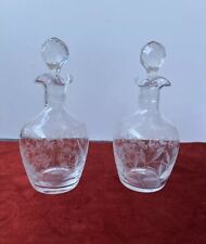 2 CARAFES À LIQUEUR EN