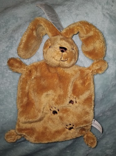 Doudou lapin nicotoy marron