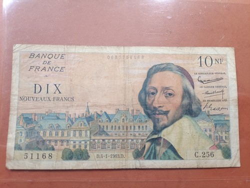 Billet france 10 - 10, nouveaux