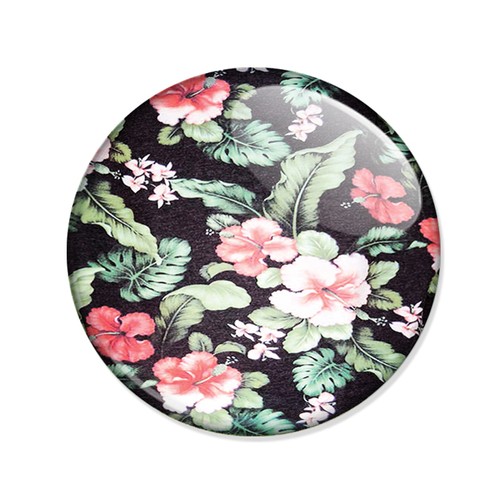 Badge floral style papier - style,