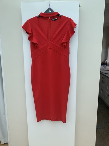 Robe crayon rouge taille - , 14