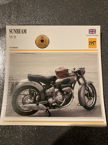 Carte fiche moto collection - carte,