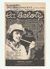 Partition LA BELOTE -