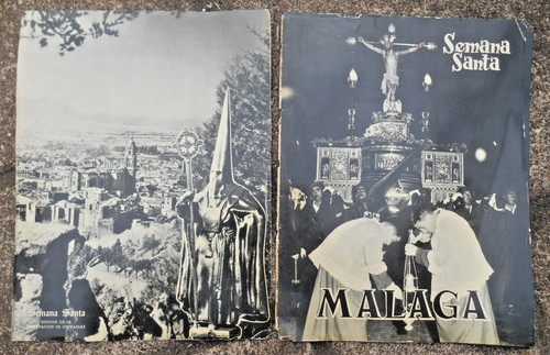 Dépliant revue ancien malaga - revue,