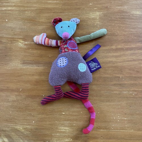 Doudou peluche souris moulin - souris,