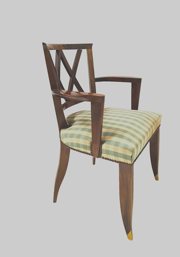 Fauteuil art déco - déco, acajou