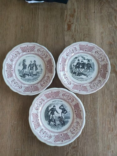 Lot assiettes parlantes - 3,