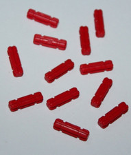 12 x Lego Technic Red Axle 2L Notched 32062/Set 9398 41999 75019 7675 8069 8994