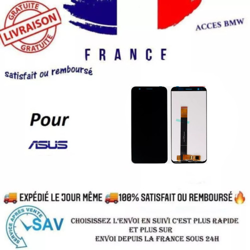 Ecran lcd complet noir - ecran,
