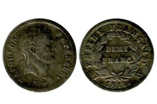 1/2 Franc Napoléon Ier Revers Empire