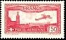 FRANCE STAMP POSTE AERIENNE YVERT N° 5 " AVION 1F50 MARSEILLE" NEUF xx LUXE N422