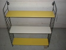 Véritable petite étagère fer signée Tomado Holland scandinave vintage déco