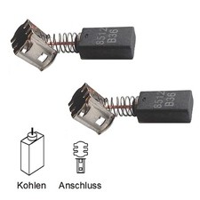 Brosses de Carbone pour Hilti Marteau Perforateur Te 1,5,10,Tm 8 - 5 X 8 X 15 MM