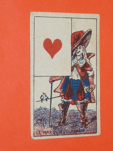 Chromo 1890 1910 carte - chromo, jouer