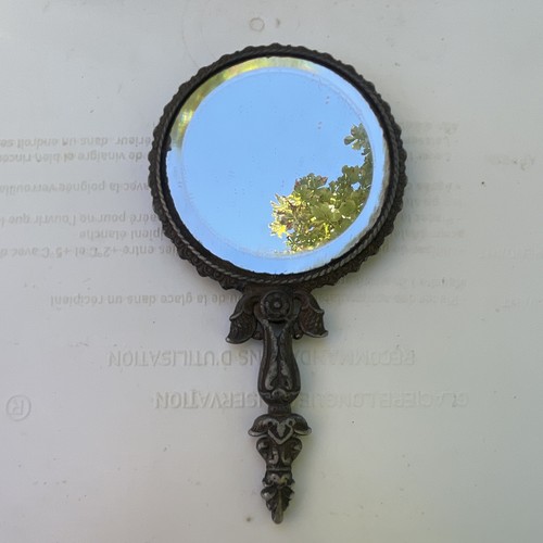 Miroir main ancien sac - miroir,