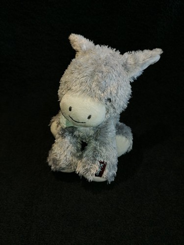 Doudou peluche âne gris - doudou,