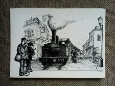 CPSM CPM CHEMIN DE FER EN VENDÉE LOCOMOTIVE 030T CORPET LOUVET 