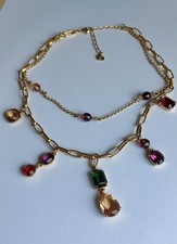 Collier Swarovski, signé