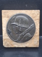 Médaille plaque soldat