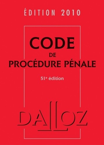 Code procédure pénale - code, de