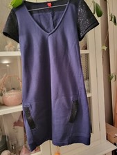 Robe-pull manches courtes bicolore, marque MISS CAPTAIN, taille 36