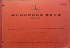 1970 MERCEDES M 116 CATALOGUE
