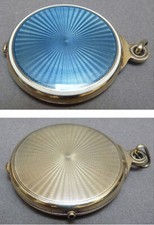 Poudrier miroir pendentif