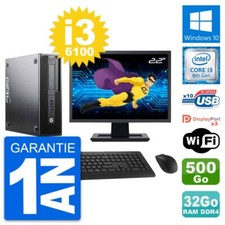 PC HP Z240 SFF Ecran 22" Intel