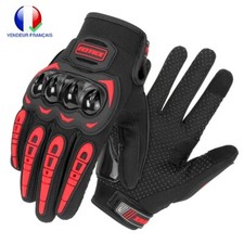 Gants Moto Doigt Tactile Imperméables Antidérapants Confort Protection Écran