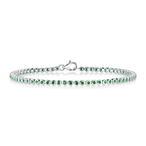 14k blanc émeraude - 14k,