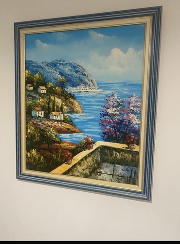 Tableau peinture triptyque art - tableau,