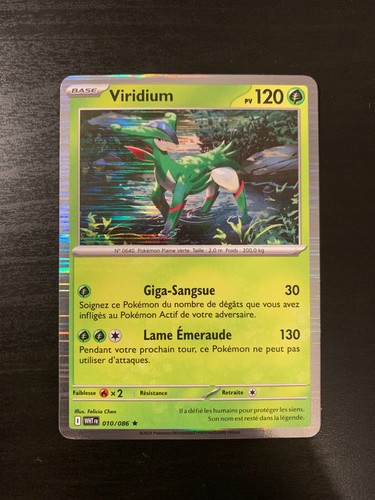 Carte pokémon holo viridium - carte,