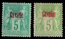 CAVALLE : Type GROUPE 1 + 2, Neufs * = Cote 66 € / Lot Timbres COLONIES