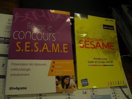 Lot livres sur concours - livres,