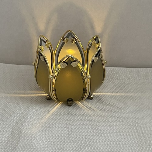 Vtg partylite lotus tealight - partylite,