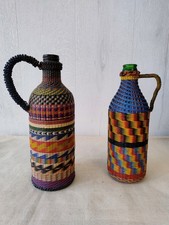 Bouteille style scoubidou en