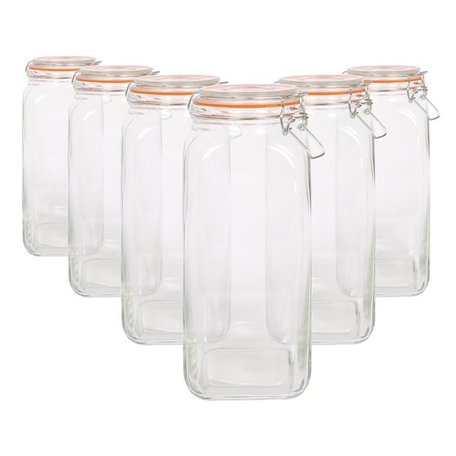 Bocal verre carré - 2l,