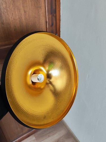 Suspension lampe noir doré - suspension, et