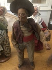 six santons anciens environ 30cm S. JOUGLAS de style provençal /crèche /noël