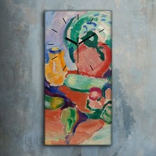 Horloge murale sur toile 30x60 Nature morte aux légumes Henri Matisse Décor