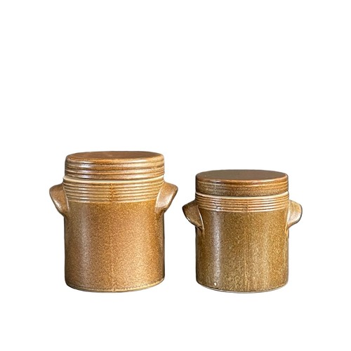 Pots condiments en grès - à,