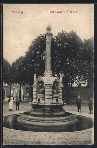 Cpa warsage monument flechet - cpa, warsage,