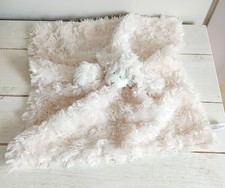 La Galleria grand doudou carré écru mouton satin tout doux
