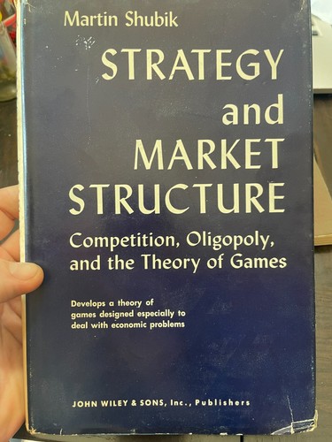 Martin shubik strategy and - martin,