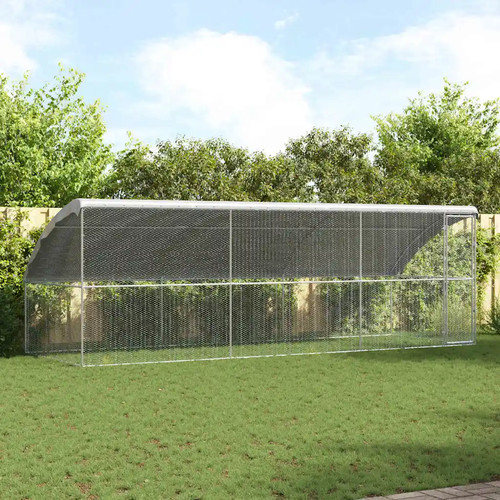 Cage poules argenté - à,