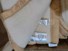 Couverture Woolmark Pure Laine Vierge Toison D'or 180 X 220