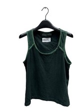 Martin Margiela SS 2004 Forest Green Grey Tank top Size L fits S to M