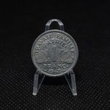 1 franc État français 1943 B