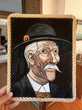 ⭐️ AUDOUX MINET CADRE PORTRAIT PEINTURE ART POP BRETON MODERNISTE FRAME PAINTING