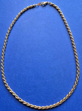Ancien collier maille corde - collier,